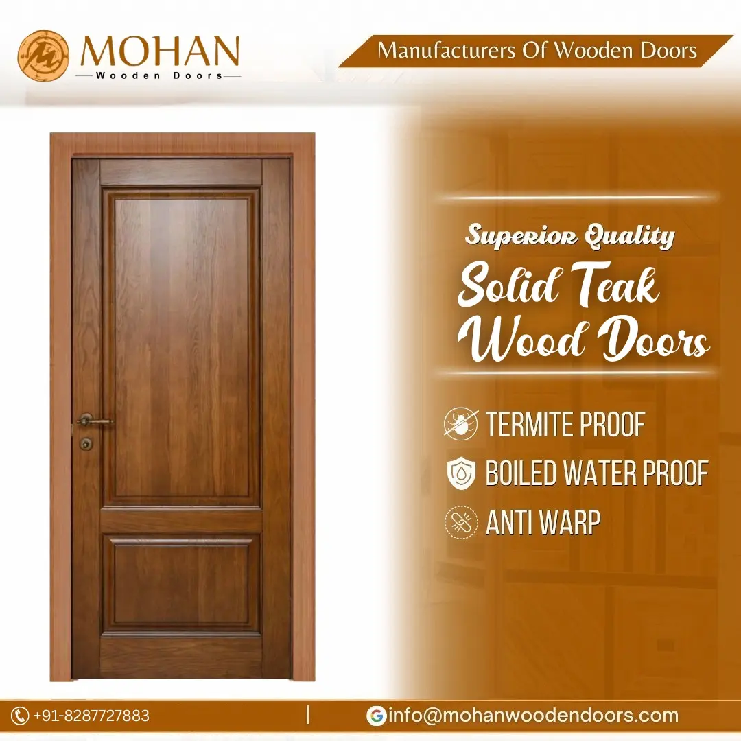 Solid Teak Wood Doors